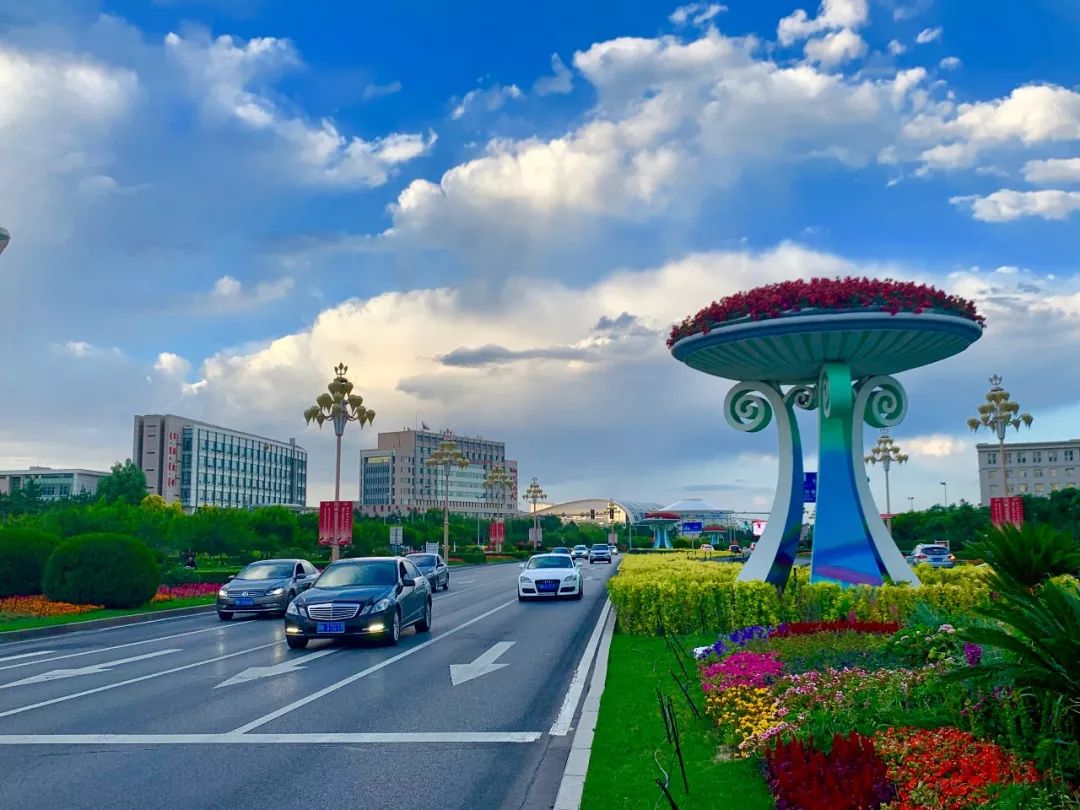 花开康城只为等你康巴什从画中走来