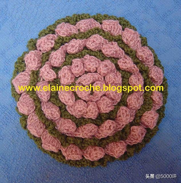 圆形凳子钩垫,我选这一款漂亮实惠