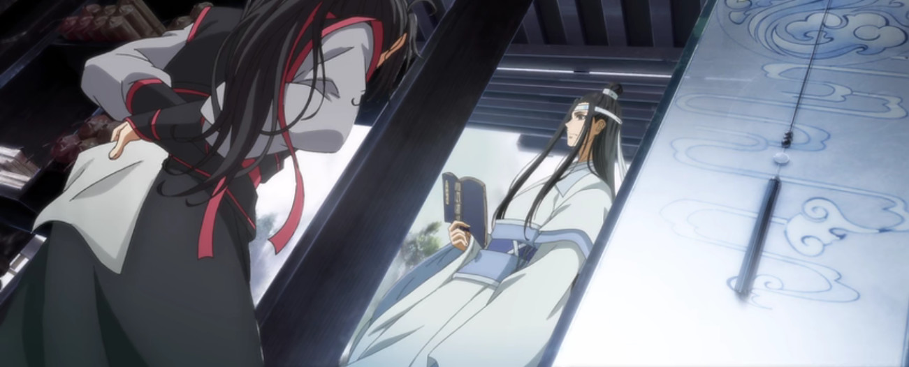 魏无羡因为帮聂怀桑抄小抄,所以被蓝启仁罚去藏书阁抄写雅正集30天,而