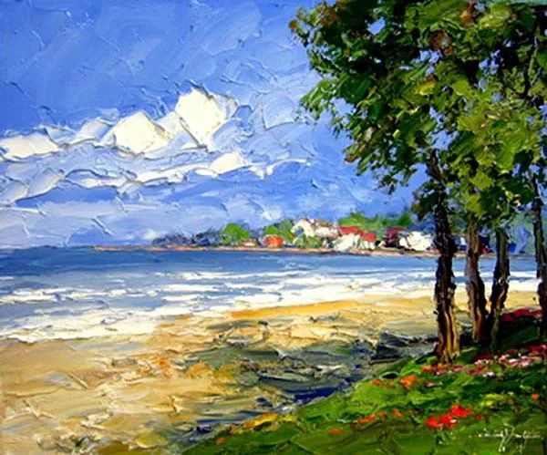 德国画家风景油画欣赏真美