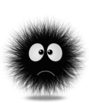 难怪会在《千与千寻》里再次登场~跟高尔夫球差不多,是灰尘和煤炭渣