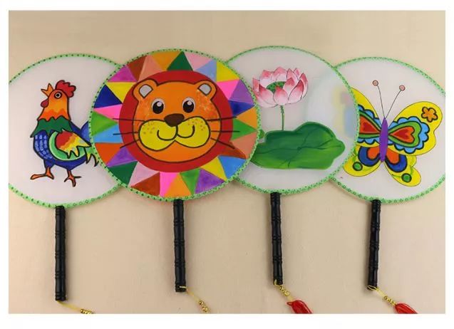 本周活动亲子彩绘宫扇diy赶紧报名