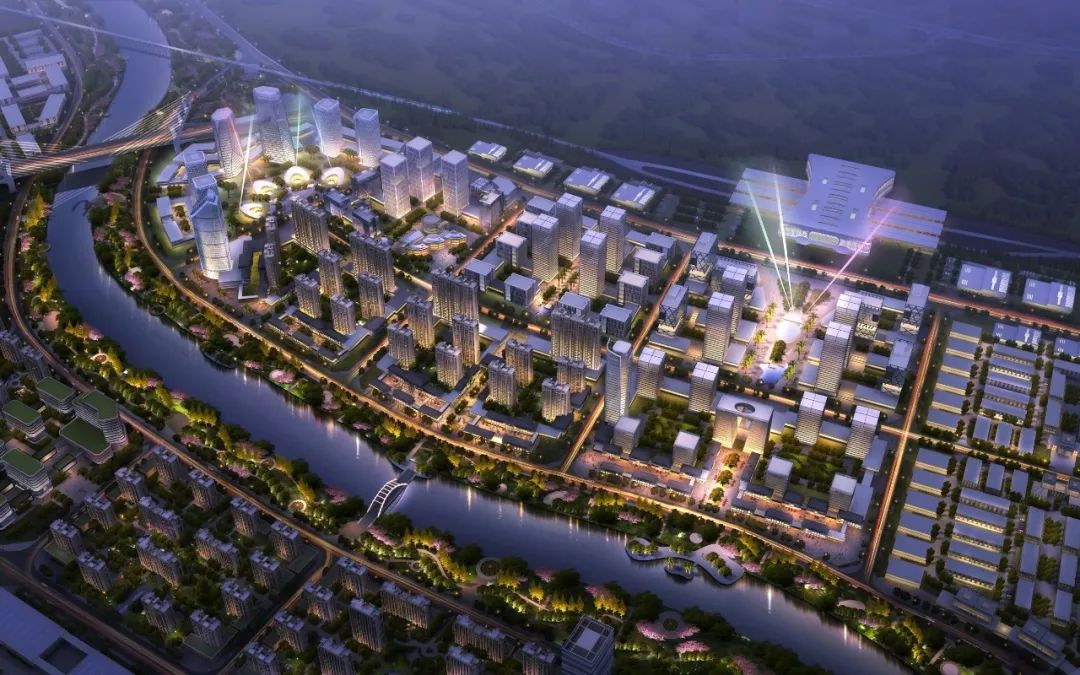 再造一座城浙江新昌境外并购产业合作园核心区城市设计细节曝光