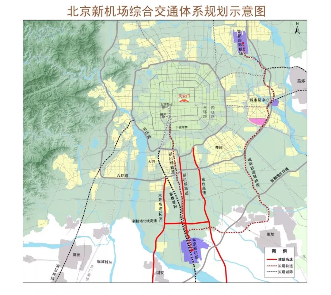 未來:首都機場64大興國際機場,串聯副中心,亦莊等