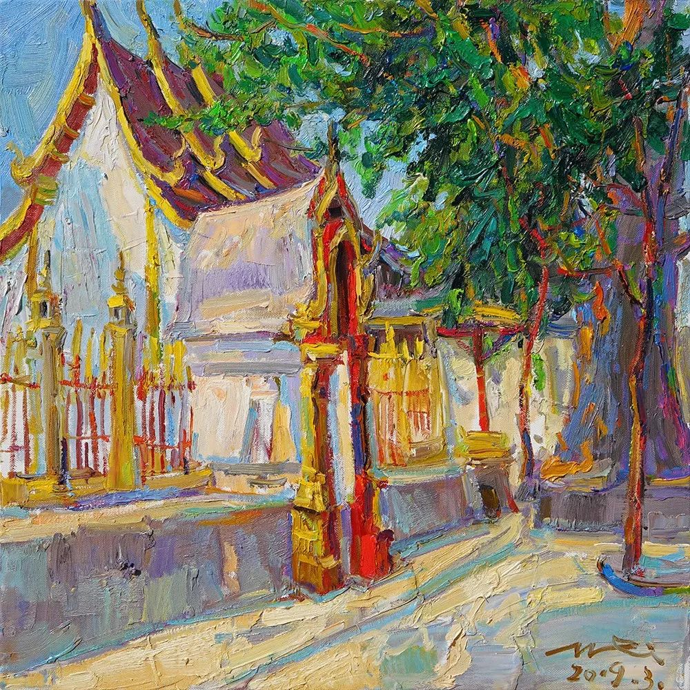 "路:当代油画家写生作品展"参展艺术家:王嵬