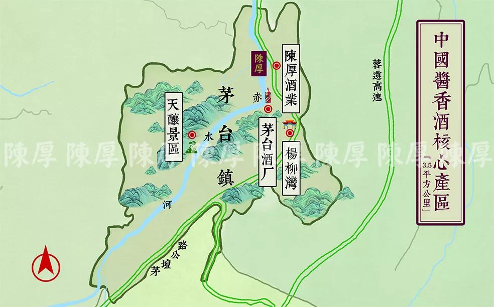 贵州茅台酒厂地图图片