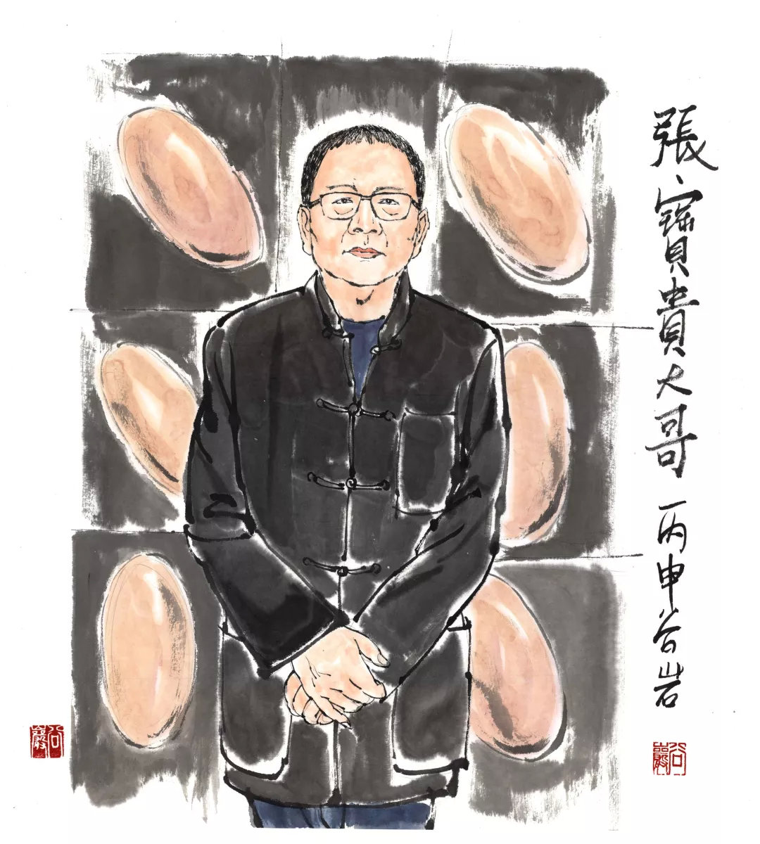 材缘秀才谷岩由画笔勾勒的人生