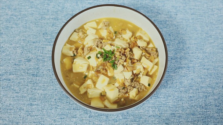 孕婦食譜:肉末豆腐羹,補優質蛋白,補鈣,孕早期快手營養美食