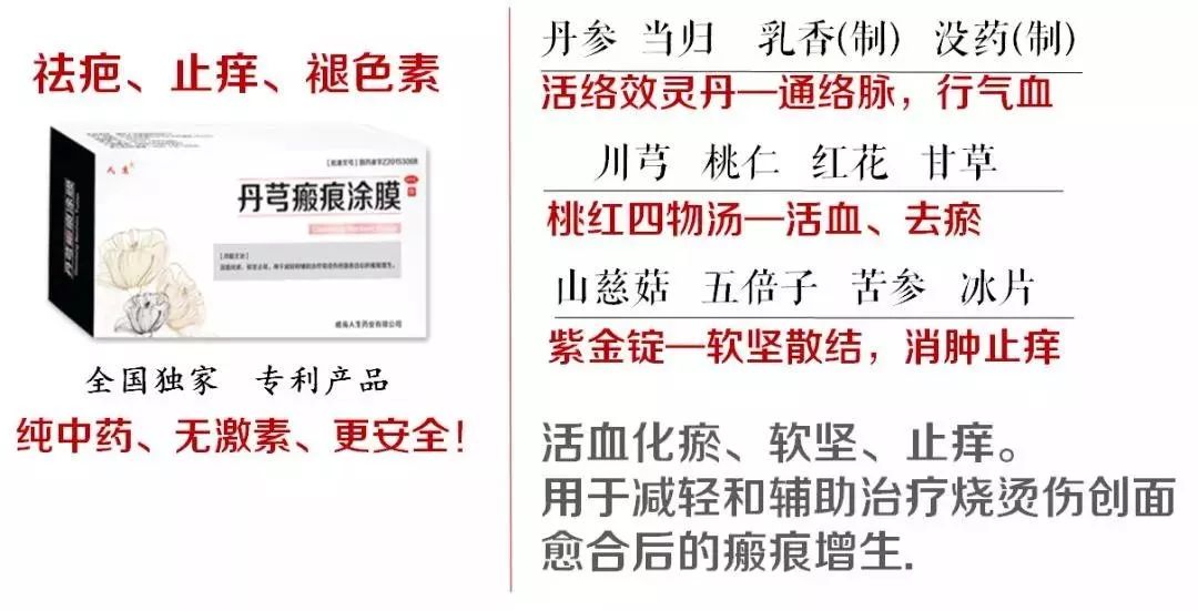 丹芎瘢痕涂膜生活不留疤 岁月不留痕