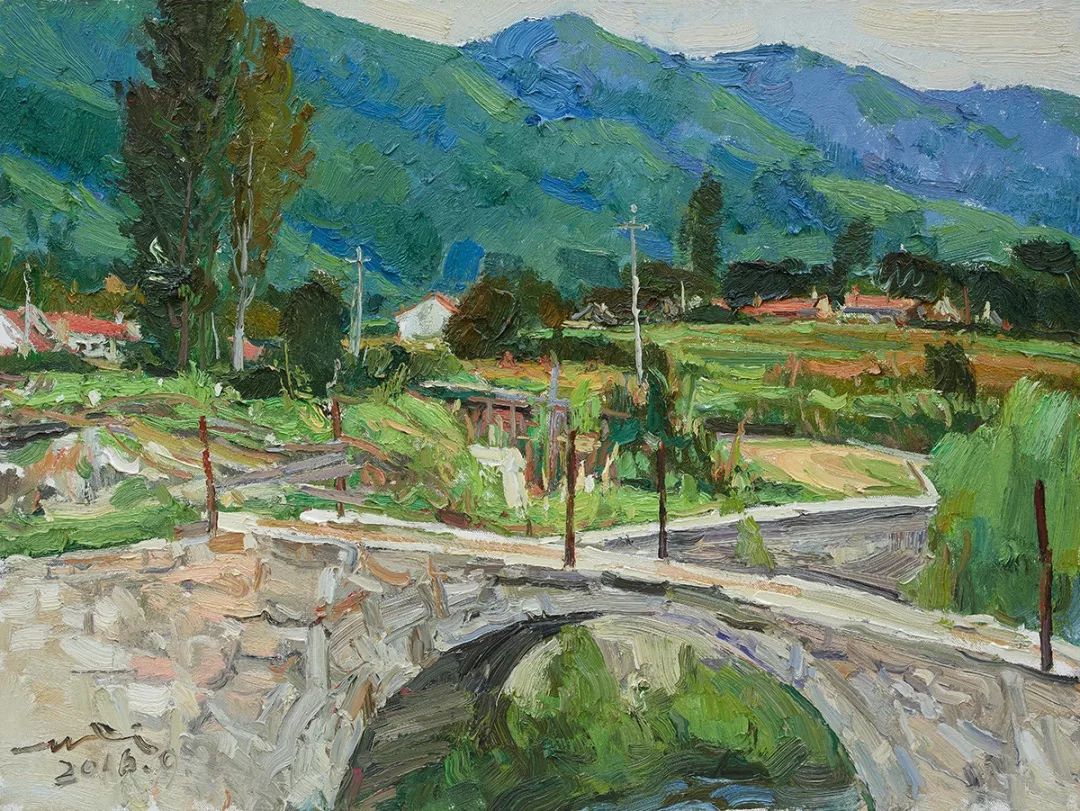 "路:当代油画家写生作品展"参展艺术家:王嵬