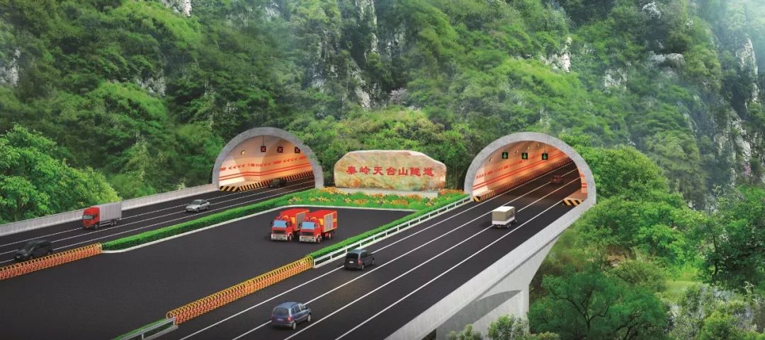 宝鸡天台山隧道图片