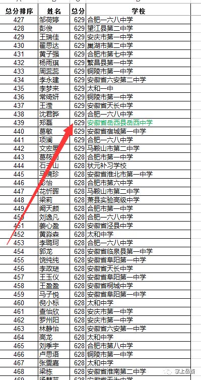 岳西文理科状元已出炉!你们认识吗?_储勇