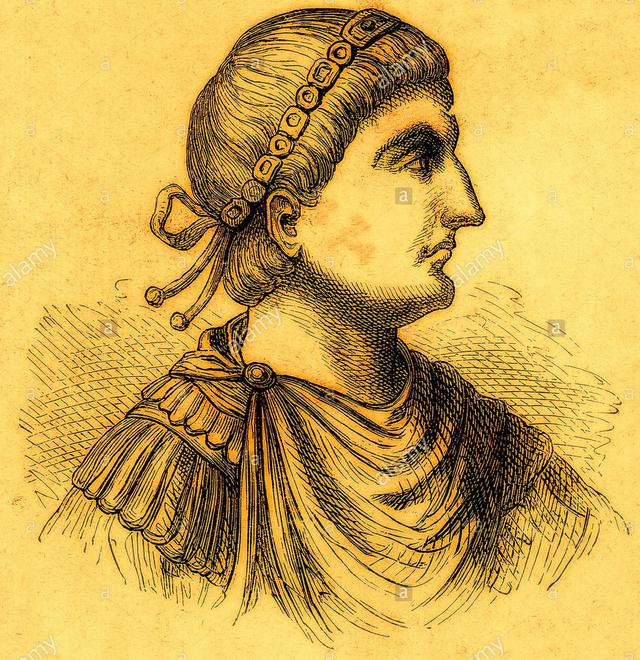 公元395年,皇帝狄奥多西一世驾崩,他在临死前将帝国分为东西两部,分别