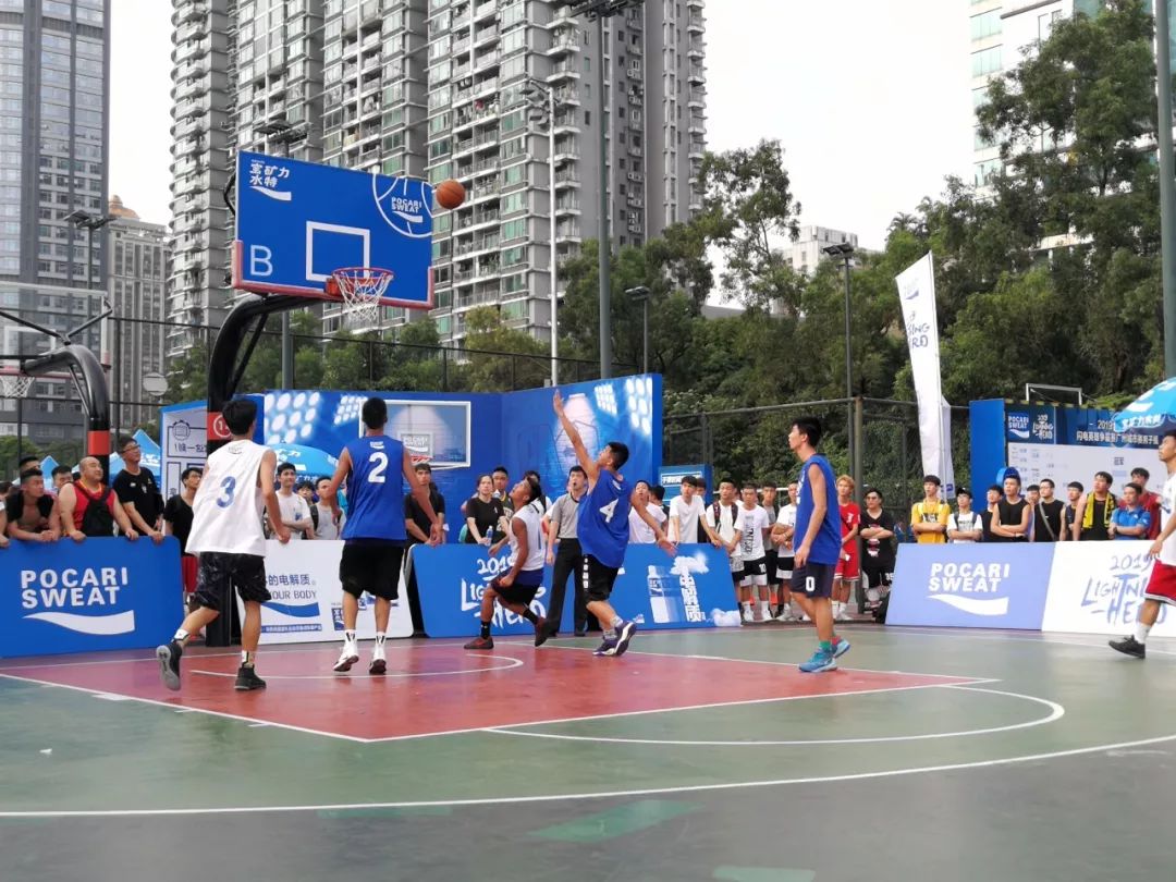 2019宝矿力水特3对3篮球赛广州城市赛在天河体育中心举行
