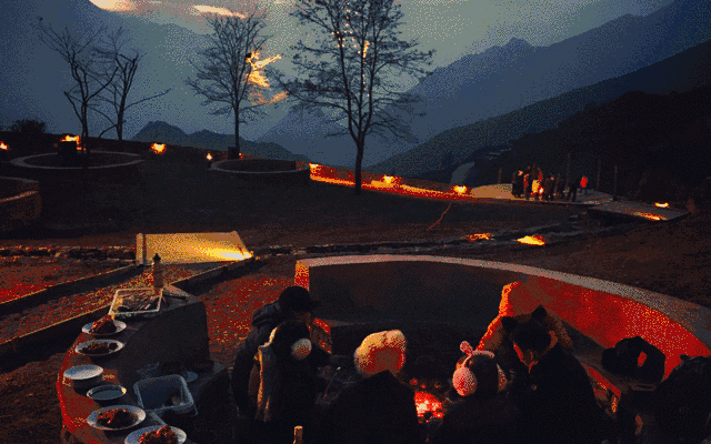 去理县旅行住在这样的民宿幸福指数高达1000000