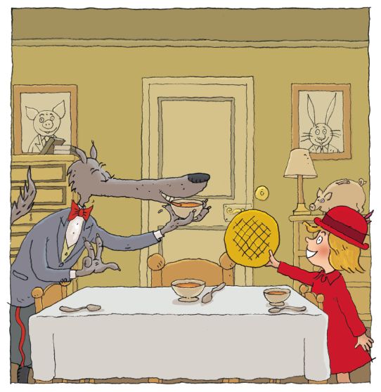 是机智勇敢的小圆帽_外婆