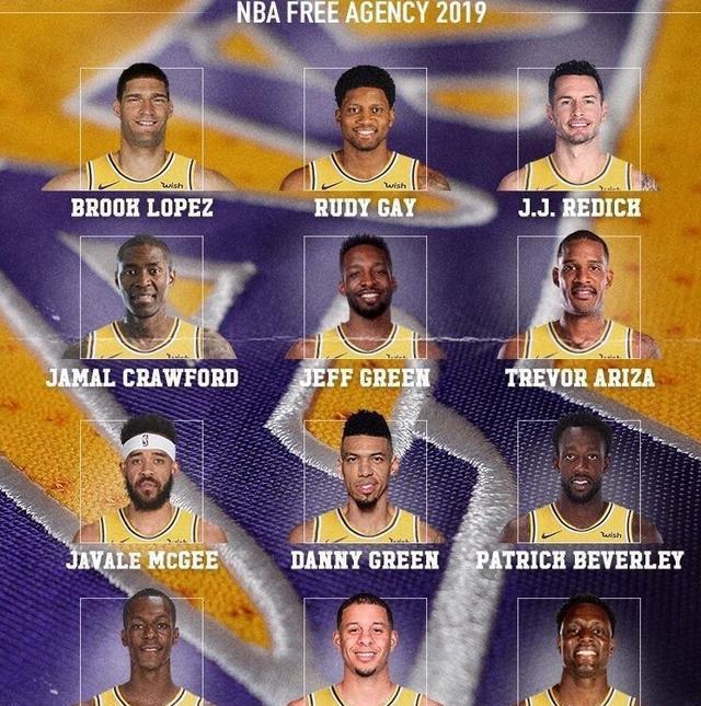 热闹湖人连签10人后引援名单曝光人数多达12人