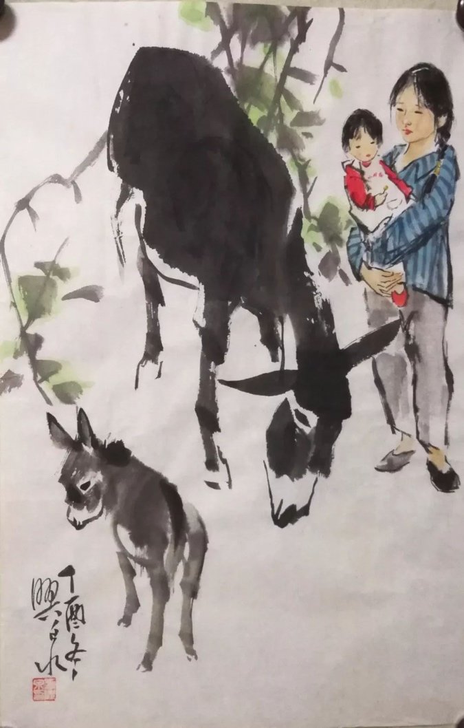 人驴狗之友诗书画大家著名画家刘兴泉作品鉴赏