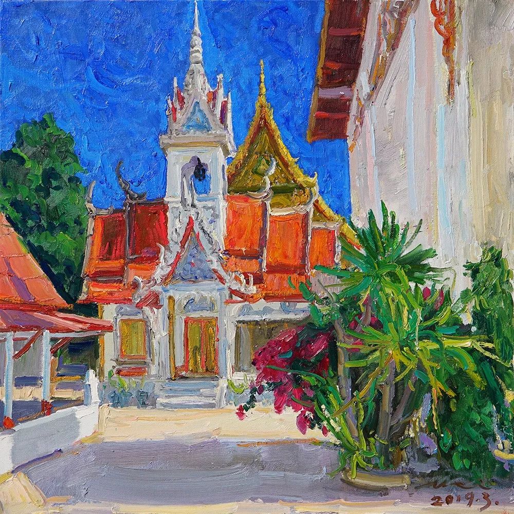 "路:当代油画家写生作品展"参展艺术家:王嵬