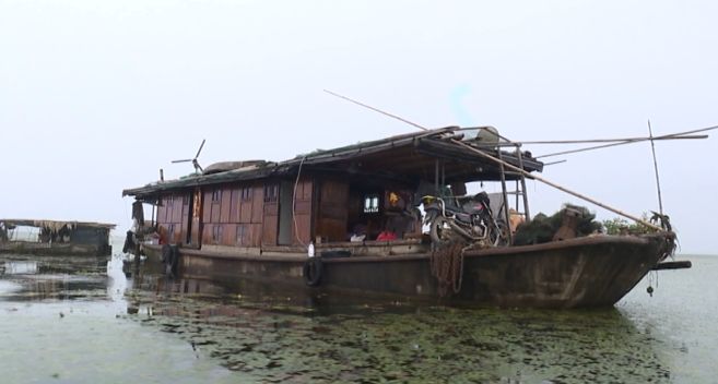 渔民上岸华阳河湖群自然保护区船民开始迁到实验区居住