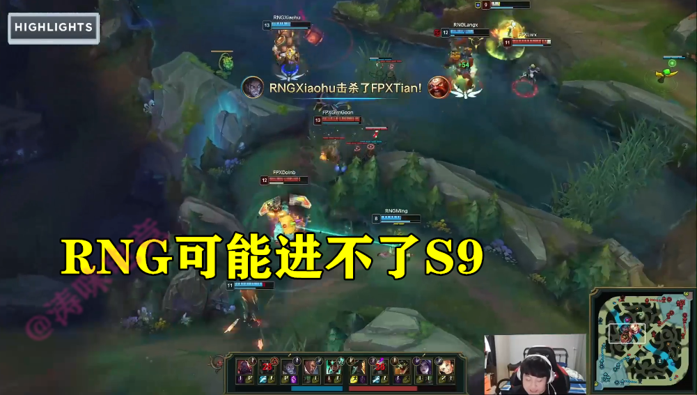原创shinyruo解说rng对fpx狼行凯南天赋带错rng很可能进不了s9
