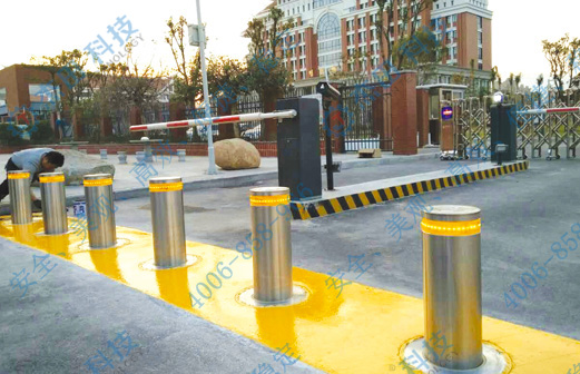 杰田科技防冲撞升降柱项目案例图集