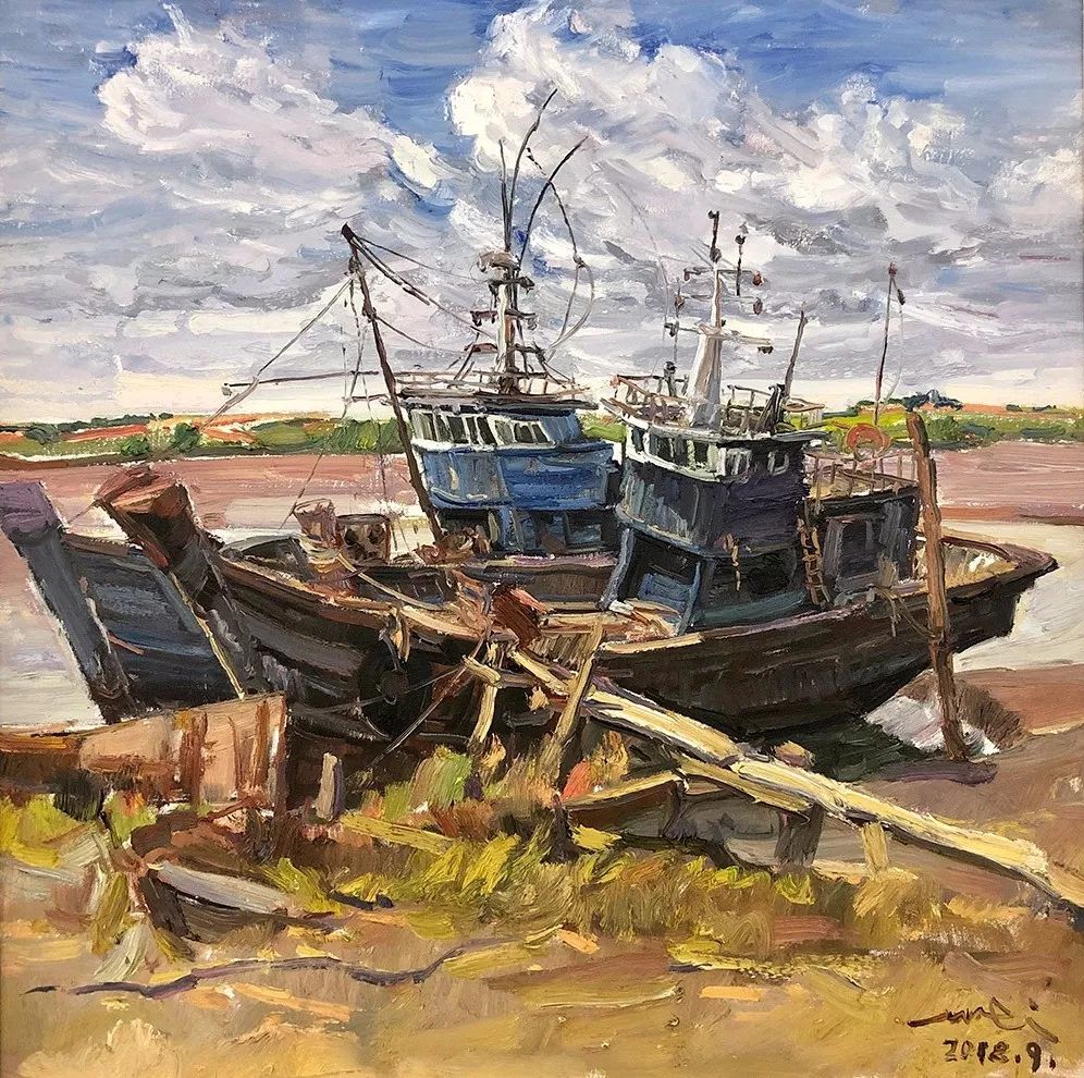 "路:当代油画家写生作品展"参展艺术家:王嵬