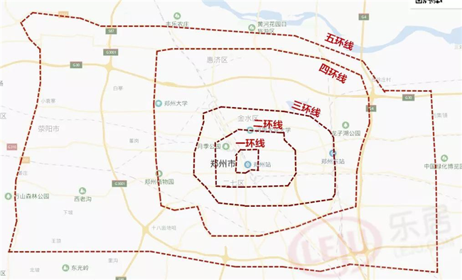 郑州迎来大五环时代环线价值界定你能住几环