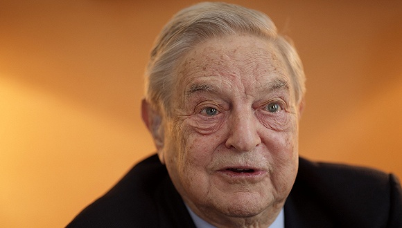 美国亿万富豪索罗斯 图片来源:视觉中国