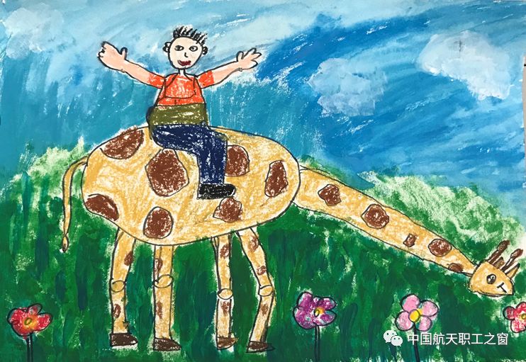 中国四维第三分工会开展亲子活动为职工女子办画展