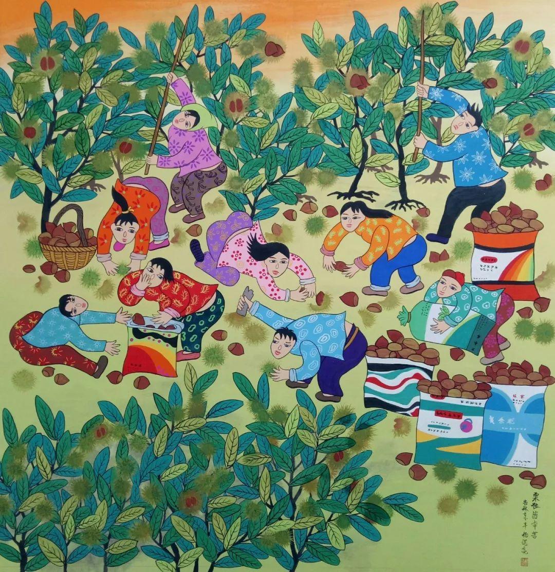 为何洋气的能上天土的能掉渣的农民画在他的笔下有着惊艳之美