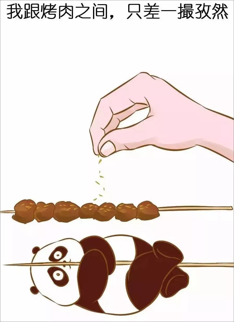 往身上撒.就差拿出珍藏已久的盐和孜然,肉在高温中炙烤着,没错!