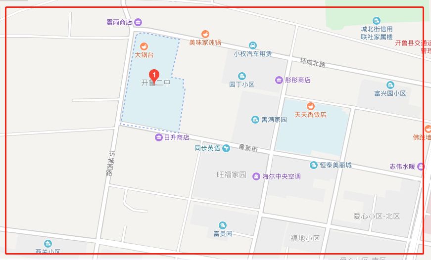 新新家园,印刷厂小区,清华园小区,盛达小区,和谐苑小区,玉龙公馆等