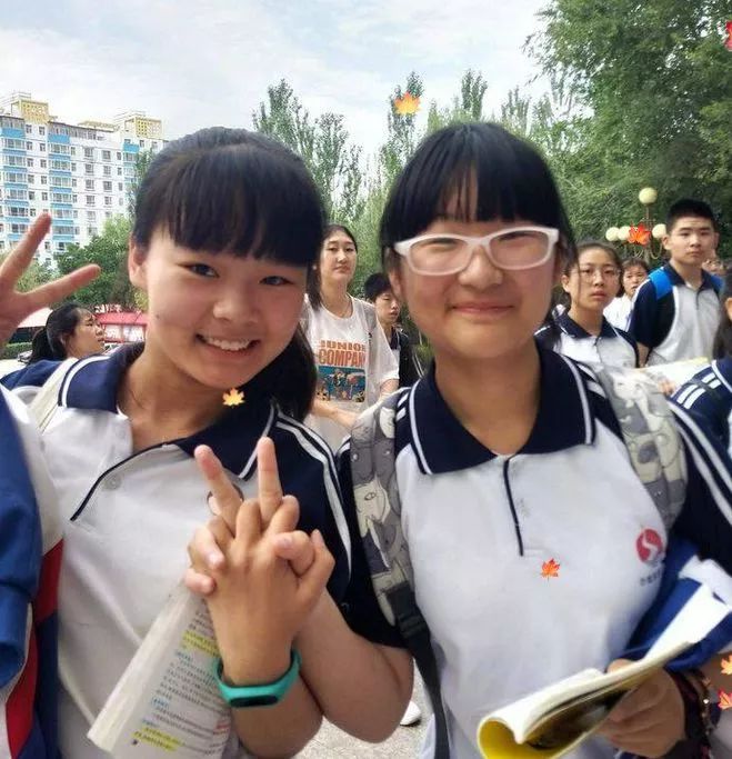 中考第一天沙城实验中学中考纪实