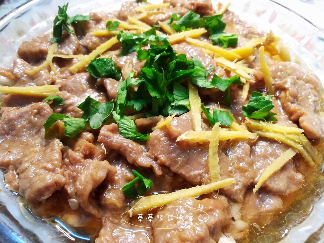 泉州老阿姨教你做清蒸牛肉片2小时入味8分钟出锅口感嫩滑爽脆