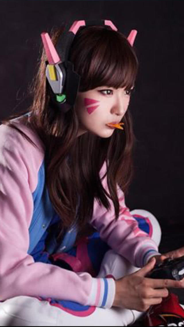 守望先锋dva小姐姐cos