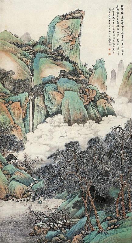 清代画家吴谷祥山水作品欣赏