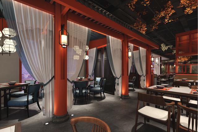 餐饮设计充满中国风的餐厅设计