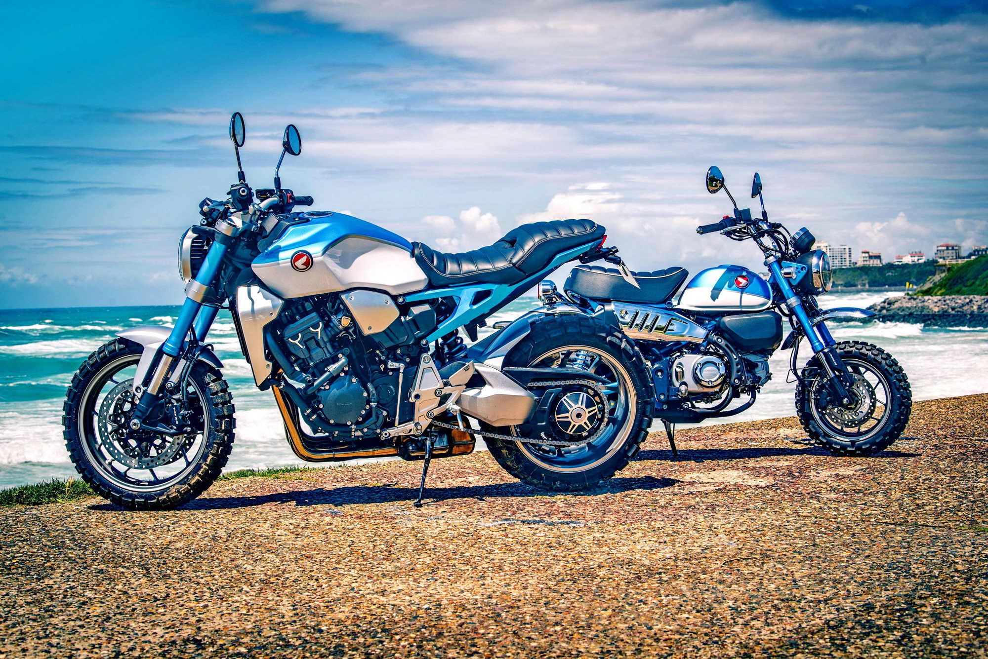 纪念首款直四车型面世五十周年,honda cb1000r 猴子定制