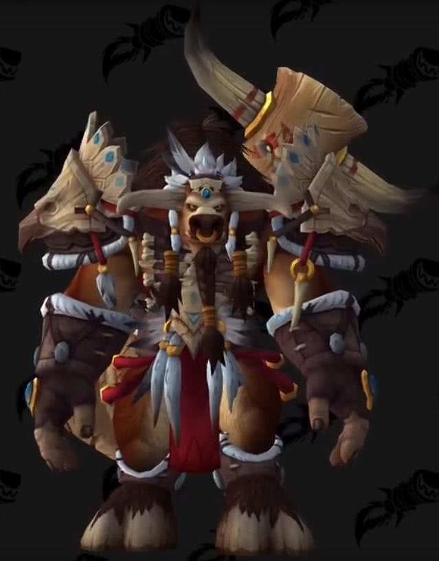 图腾柱帅爆魔兽世界牛头人获得专属外观