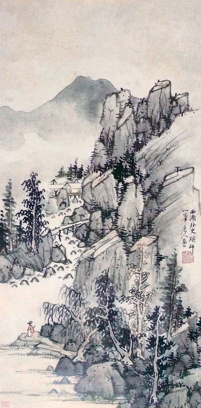 明代名家:藍瑛繪畫作品欣賞_山水