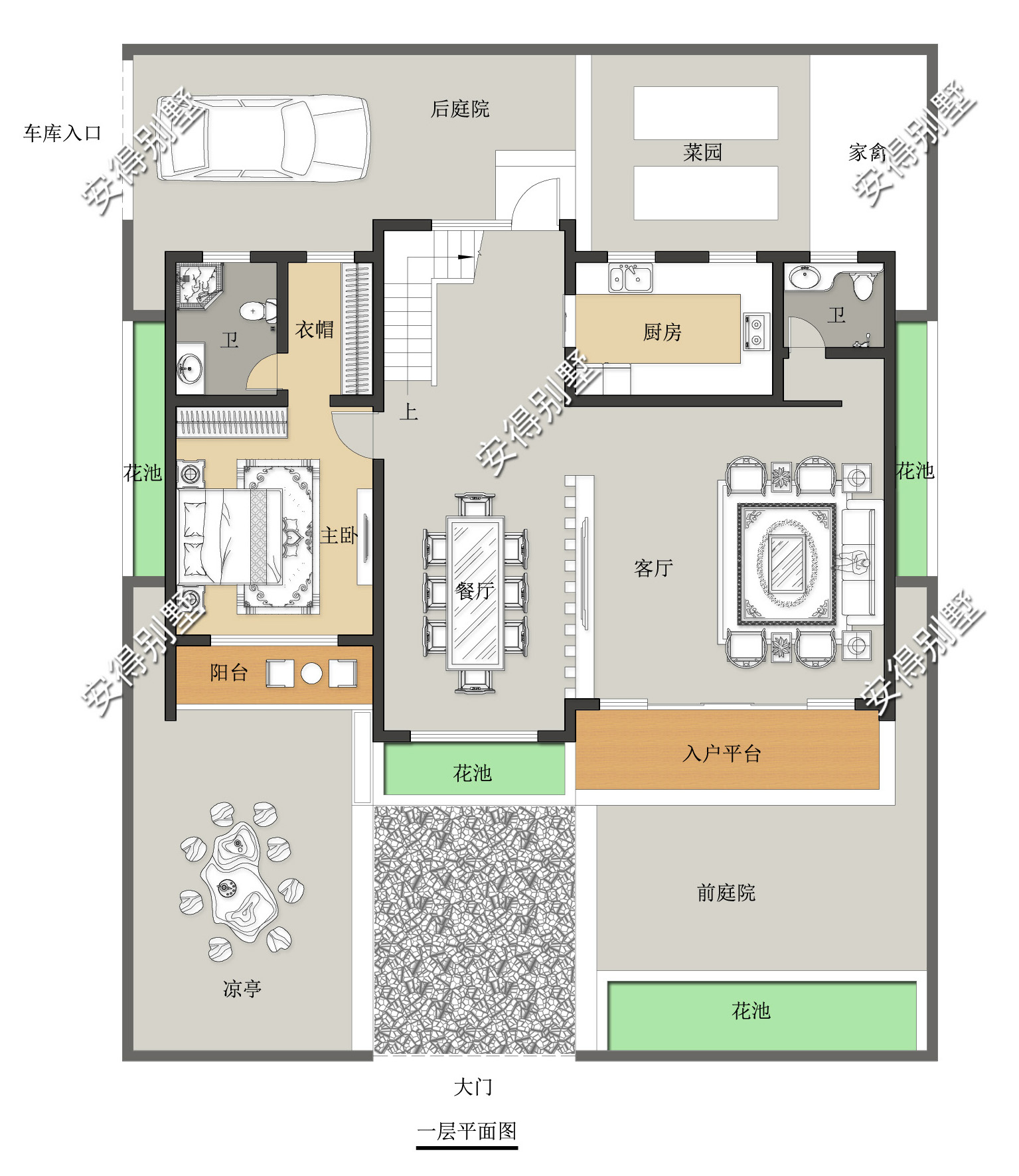 两款中式合院别墅设计全村最靓的别墅