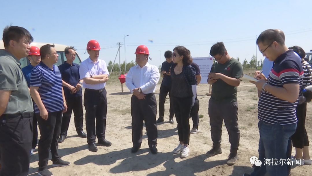 6月23日,海拉尔区委书记杨国宏在区领导徐惠德,高名鸿,王存厚,崔克刚