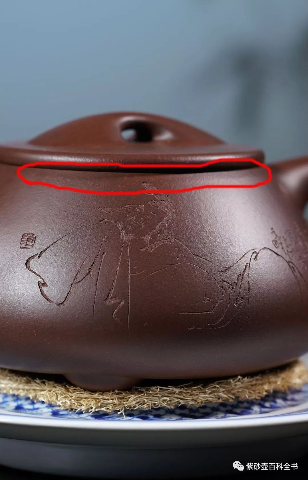 紫砂壶壶身上有这几条线是瑕疵