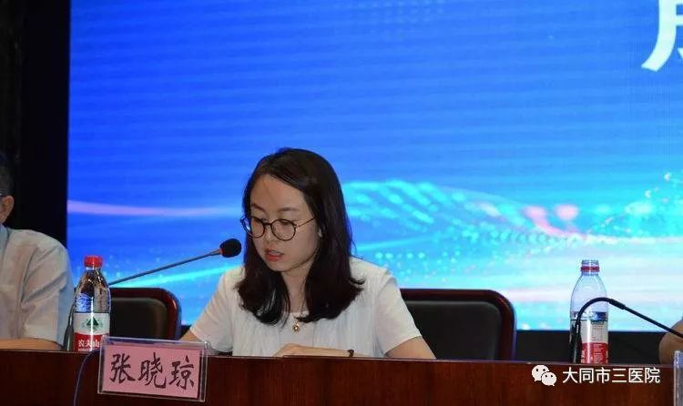 大同市卫生健康委王荣副主任,医政医管科张晓琼科长,大同市第三人民