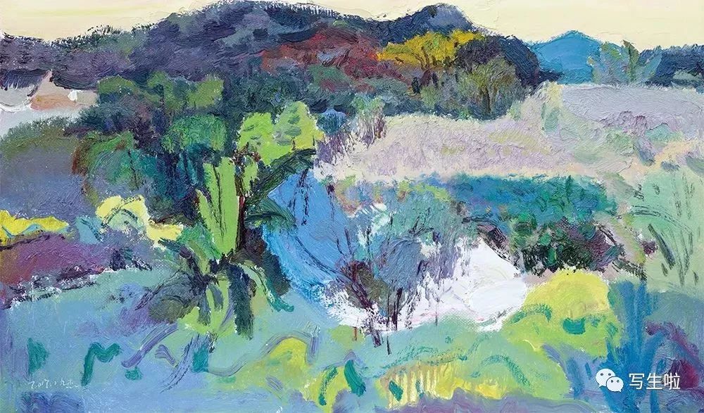 写生啦赵九杰张立平来自草原上的画家