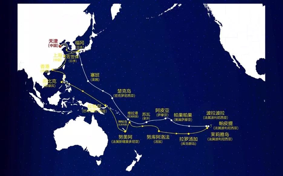 北京这个小伙咋就跑到太平洋去了?