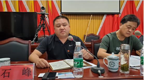 民乐镇党委书记石峰安排部署工作县人大常委会副主任吴昌志讲话县委