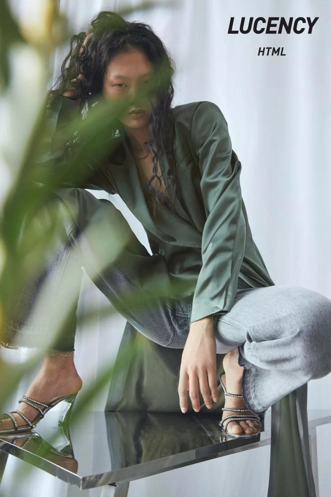 模特新势力华依澜拍摄lucency html2019春夏广告王诗颐拍摄frankie