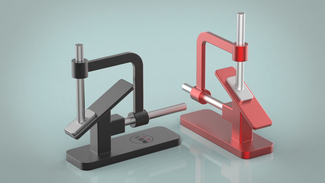用solidworks设计的简单楔形机构